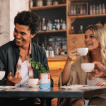 nice atmosphere at the cafe