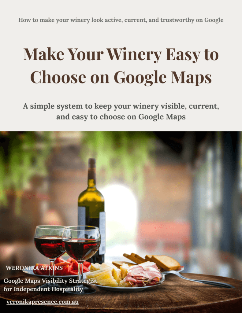 winery google visibility help