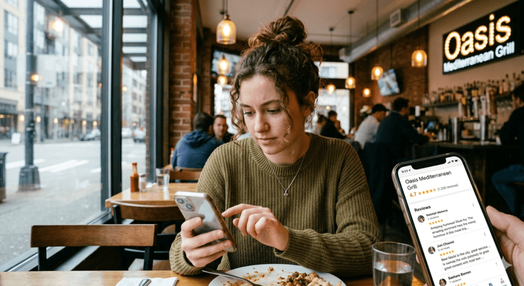 google reviews restaurant