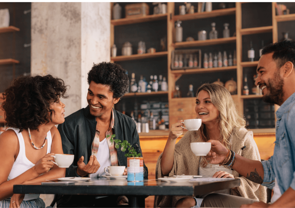 photo idea for cafe- people / atmosphere