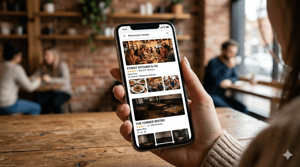 google business profile restaurant comparison