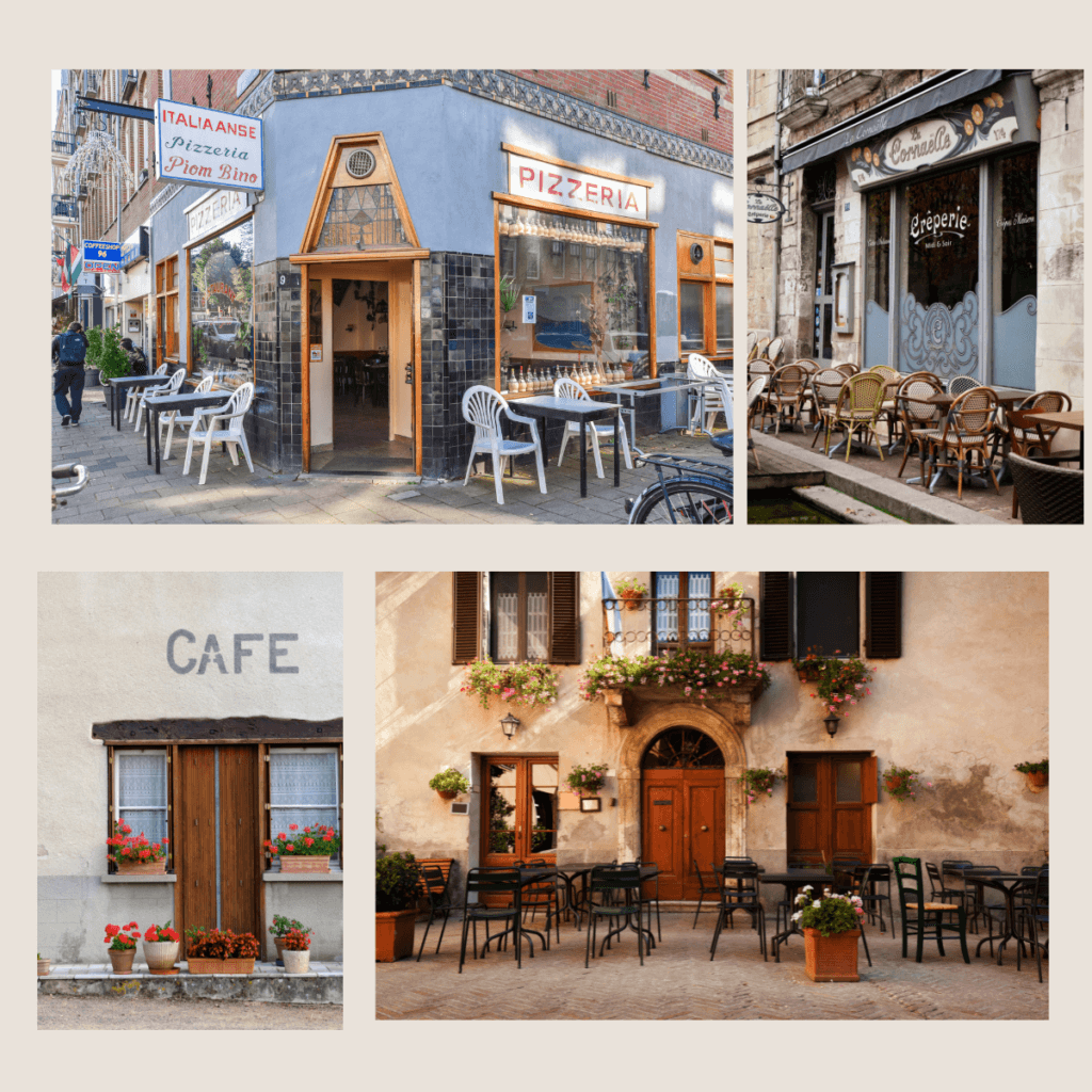 restaurant exterior photo for google business profile