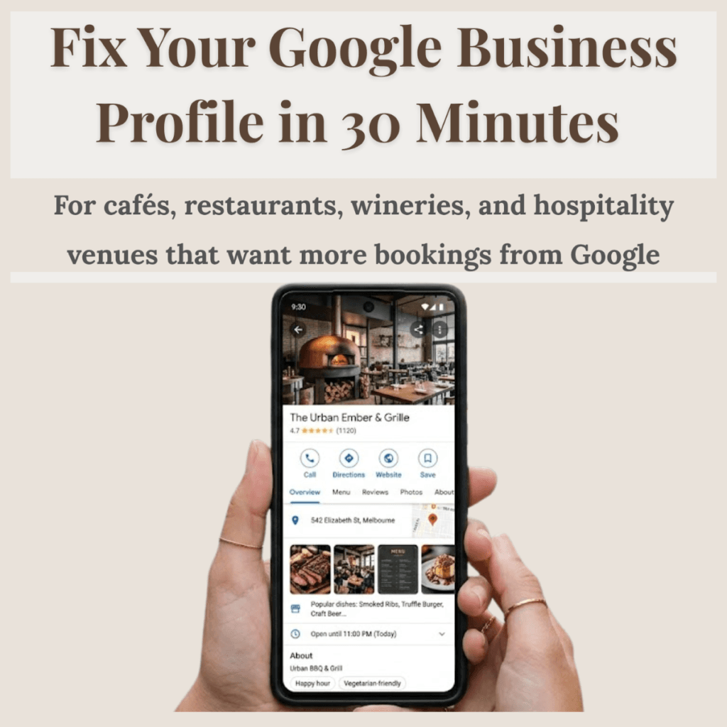 fix your google business profile in 30 minutes