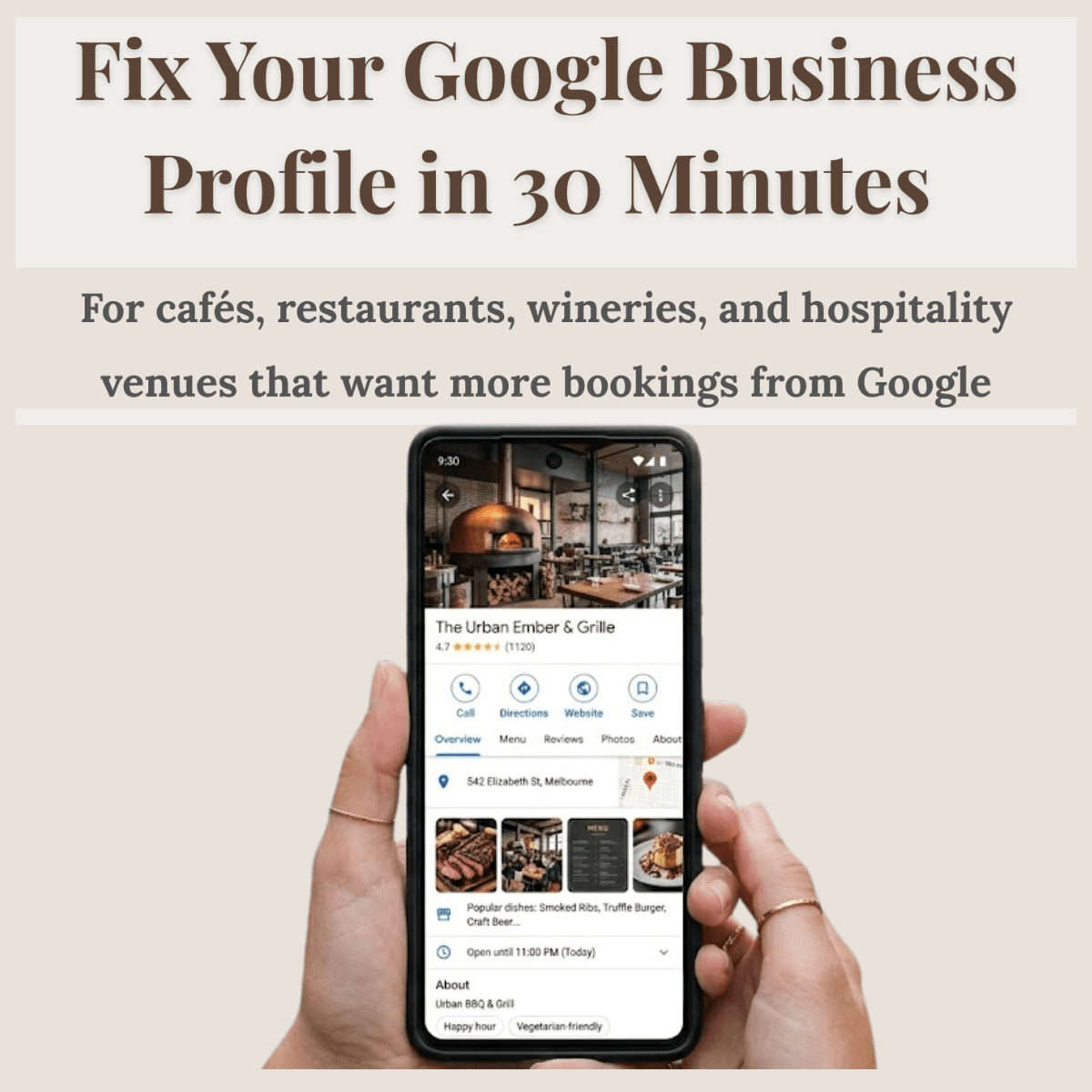 fix your google business profile in 30 minutes