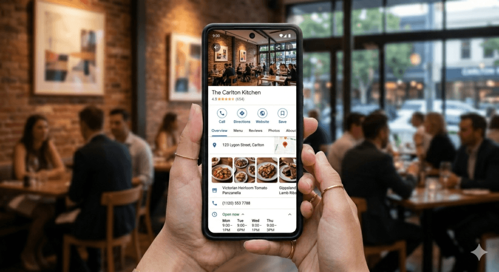 Google Business Profile Description restaurant