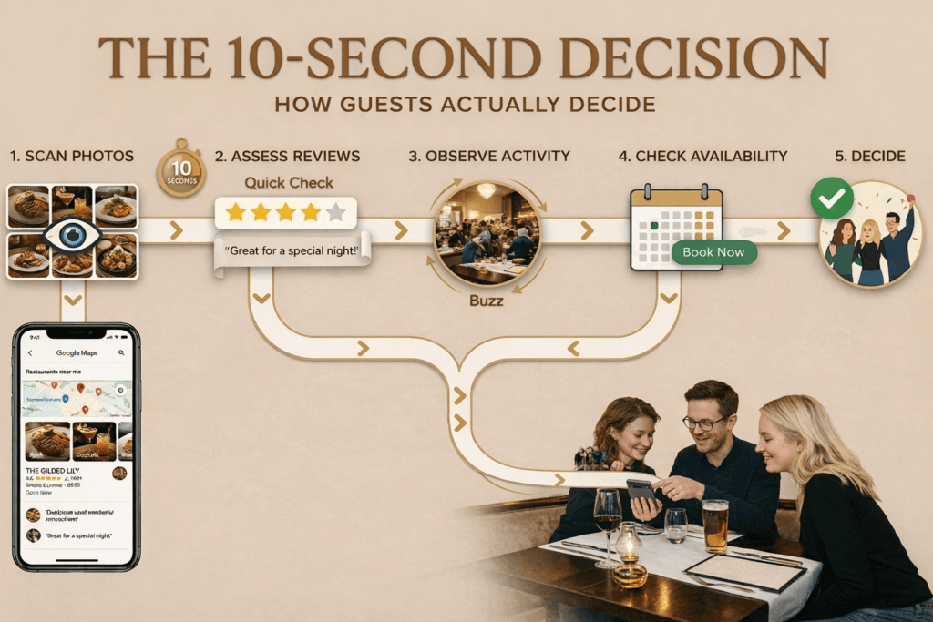 how people choose restaurant on google maps