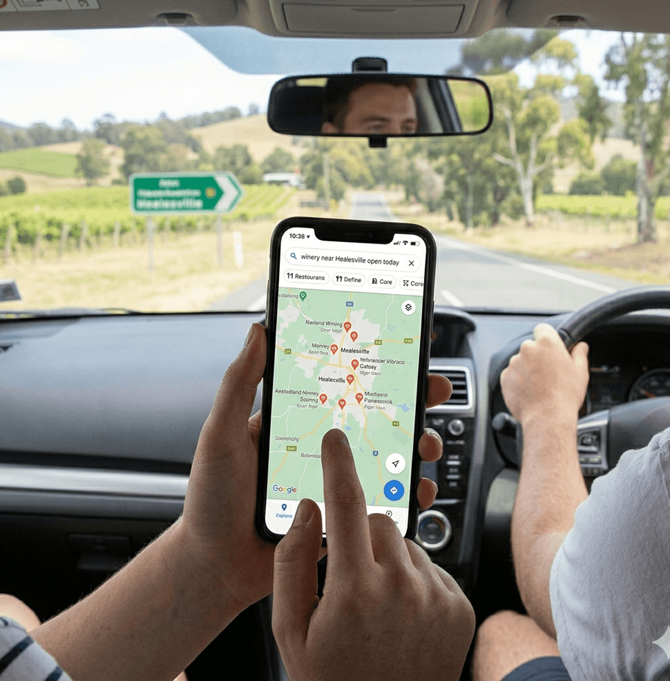 winery near healsville search in regional victoria on google maps