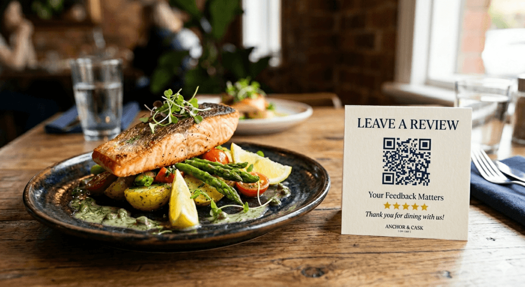 google review qr code restaurant