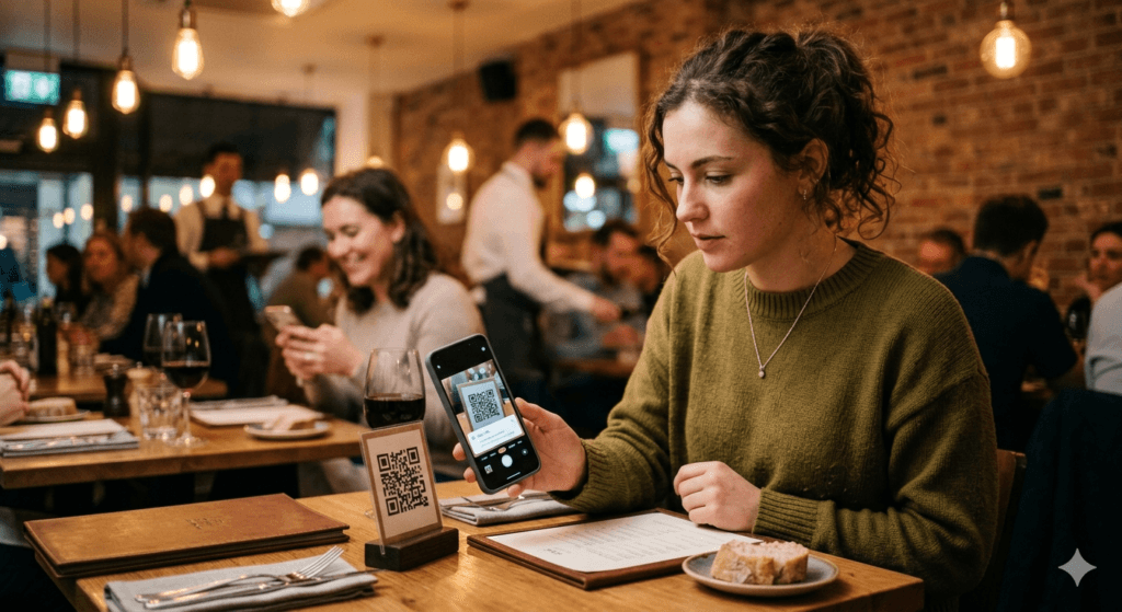 QR Code google reviews for restuarants